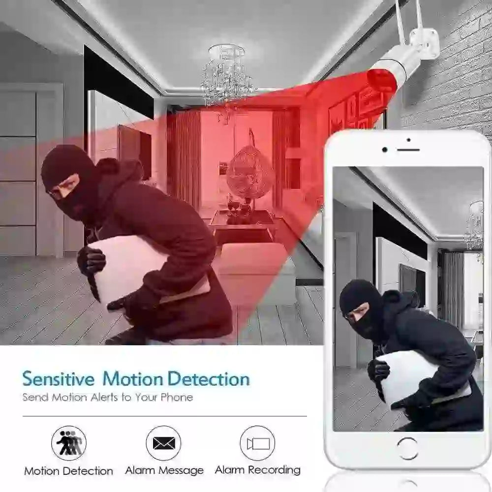 Myaudiosounds 5MP WiFi Outdoor Security Camera with AI for Ultimate Protection - MyAudioSounds