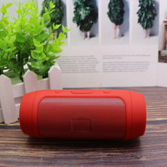 Wireless Bluetooth Speaker: Waterproof, TF Card, FM Radio, USB, 2-3H Play Time Red