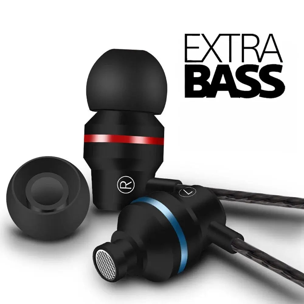 Premium W ired Earphones with Mic - High-Quality Sound, Hands-Free Calling, Universal Compatibility