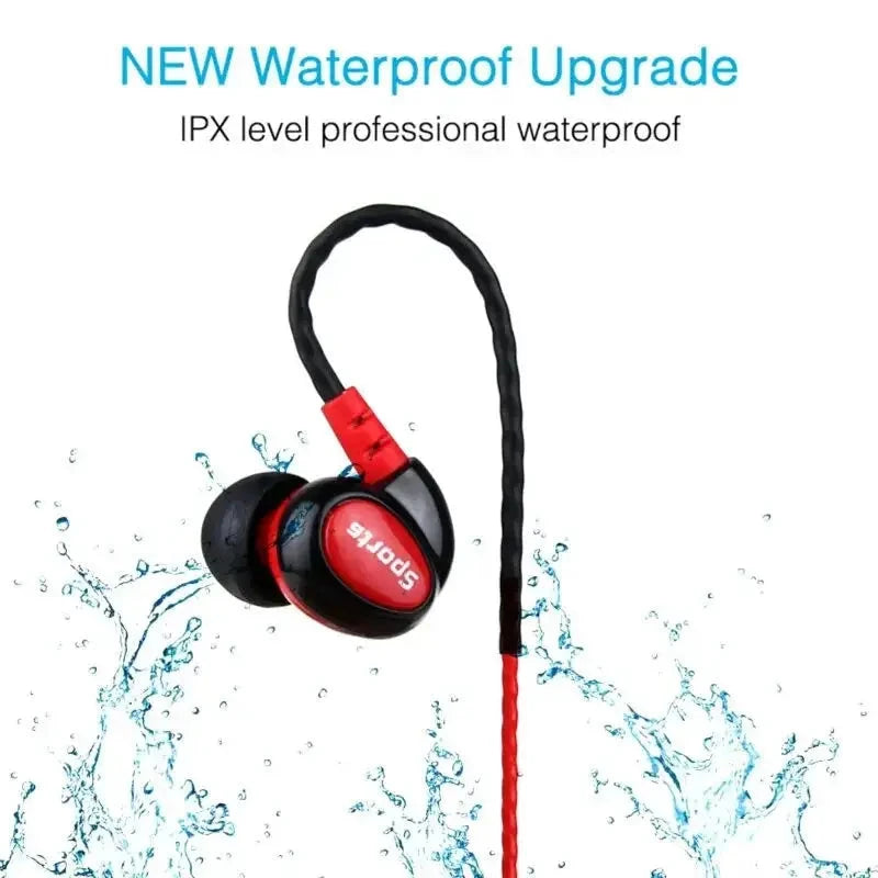 2017 Waterproof Sport Headphones - Perfect for Active Lifestyles!