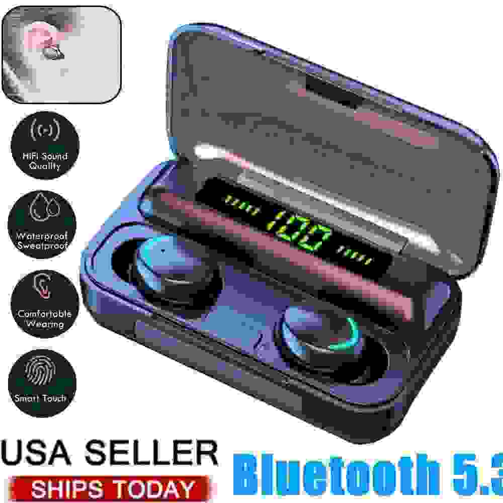 Myaudiosounds F9 5C Waterproof TWS Bluetooth Earbuds - High-Quality Sound and Durability - MyAudioSounds