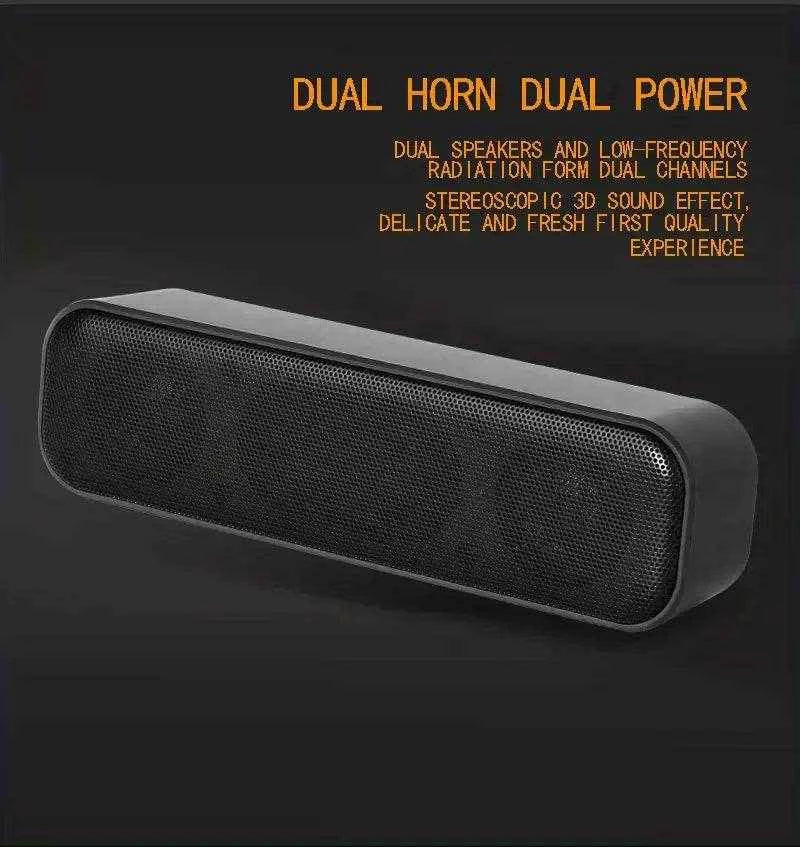 Myaudiosounds USB Wired Stereo Soundbar Speakers for Enhanced Audio Experience - MyAudioSounds