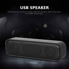 Myaudiosounds USB Wired Stereo Soundbar Speakers for Enhanced Audio Experience - MyAudioSounds