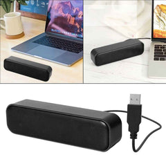 Myaudiosounds USB Wired Stereo Soundbar Speakers for Enhanced Audio Experience - MyAudioSounds