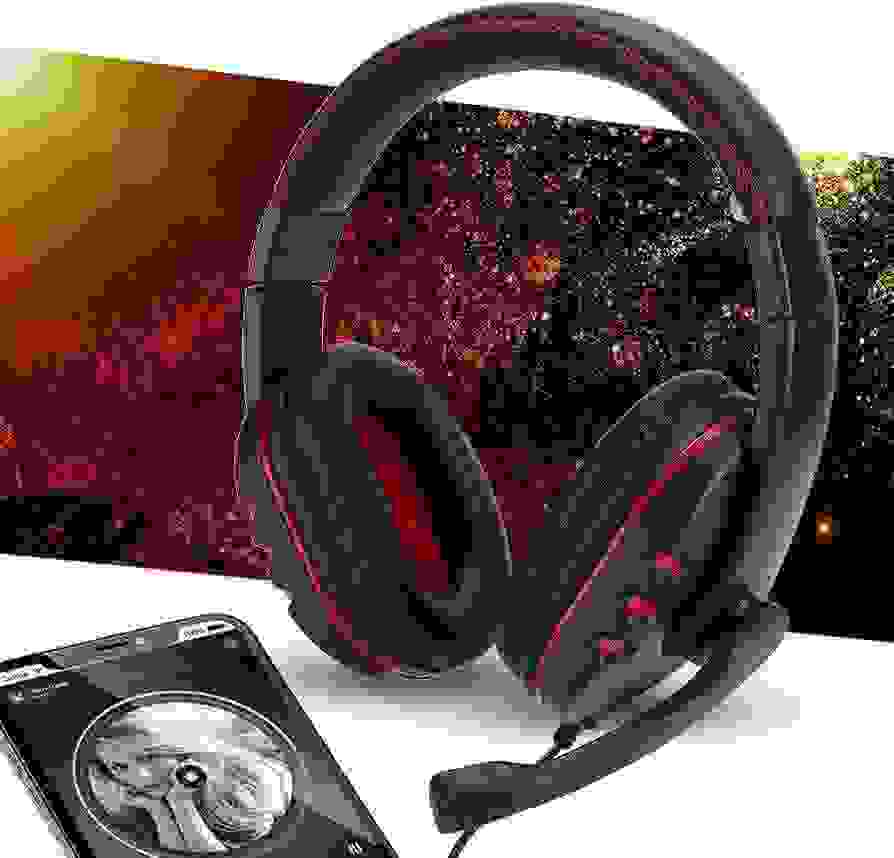 Myaudiosounds Premium Gaming Headset with Noise-Canceling Mic - MyAudioSounds
