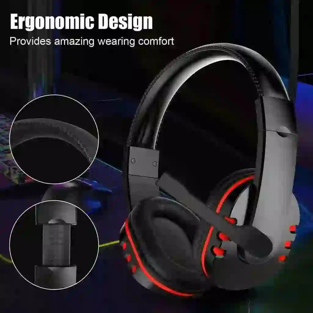 Myaudiosounds Premium Gaming Headset with Noise-Canceling Mic - MyAudioSounds