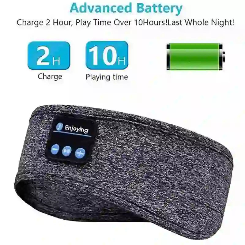 Soft Bluetooth Sleep Eye Mask for Ultimate Comfort and Relaxation - MyAudioSounds