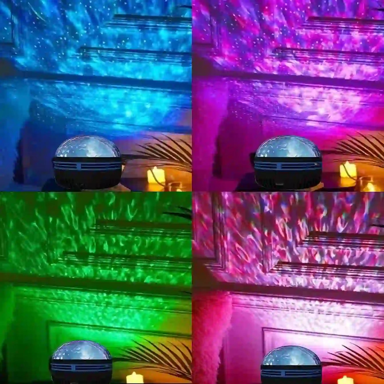 Galaxy Star Projector - 7 Colors Night Light for Relaxation and Decor - MyAudioSounds