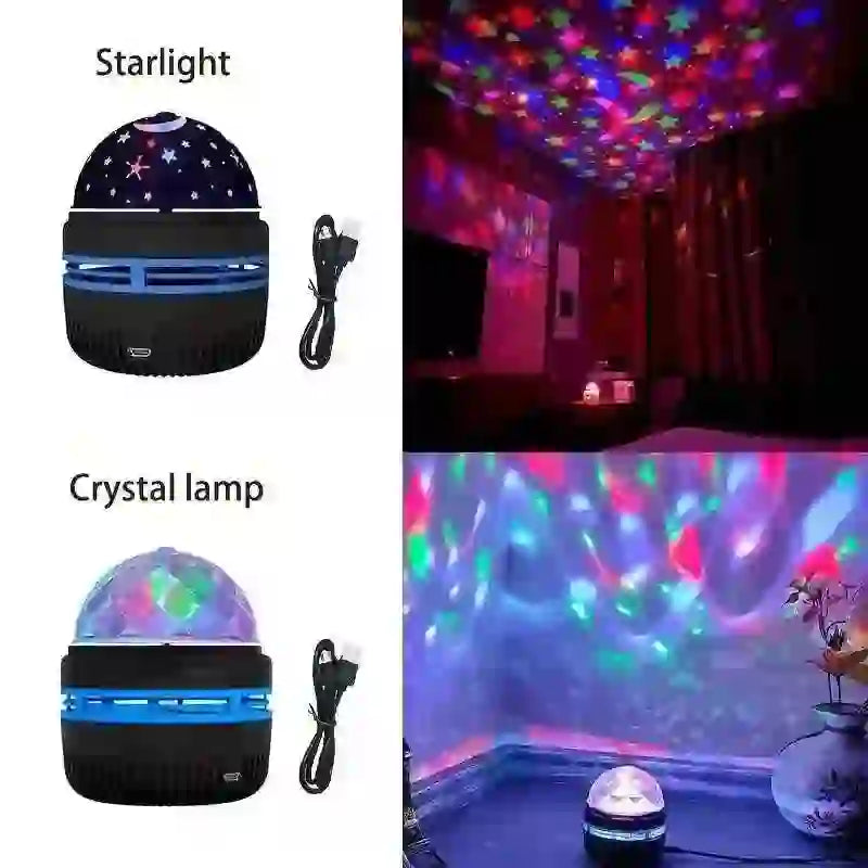 Galaxy Star Projector - 7 Colors Night Light for Relaxation and Decor - MyAudioSounds