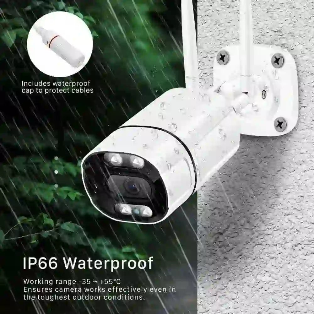 Myaudiosounds 5MP WiFi Outdoor Security Camera with AI for Ultimate Protection - MyAudioSounds