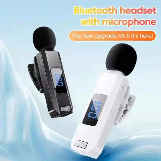 Myaudiosounds Bluetooth Collar-Clip Earbuds - Wireless Earbuds with Bluetooth 5.5 - MyAudioSounds