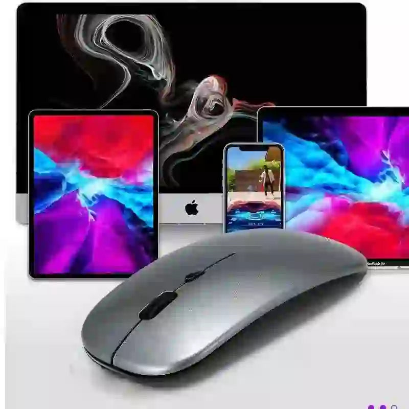 Ultra Thin Wireless Mouse - Portable, Stylish & Bluetooth Enabled - MyAudioSounds