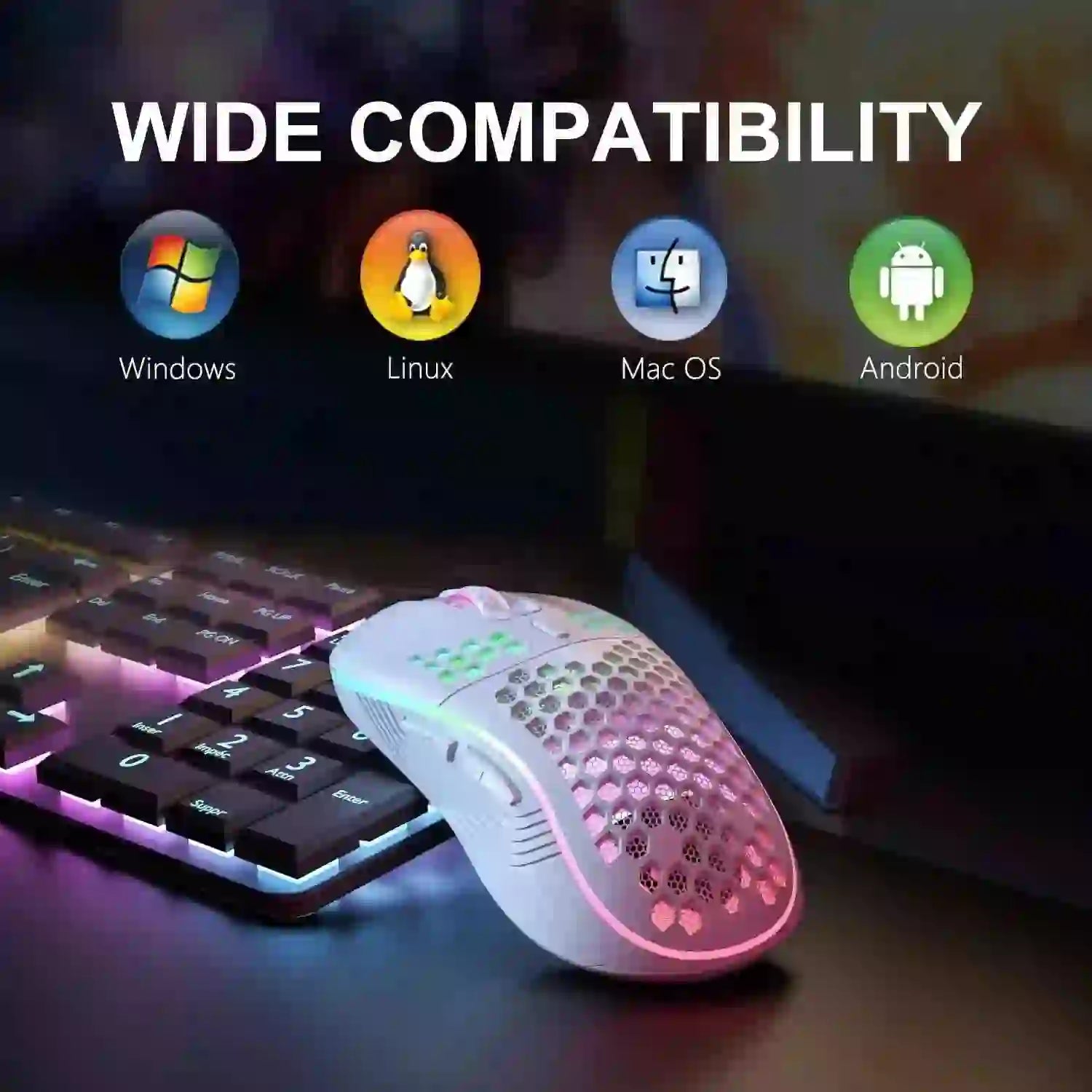 Ergonomic RGB Gaming Mouse for Ultimate Comfort and Style - MyAudioSounds
