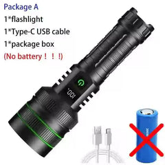 High-Power USB Rechargeable LED Spotlight - Bright, Portable, and Efficient - MyAudioSounds