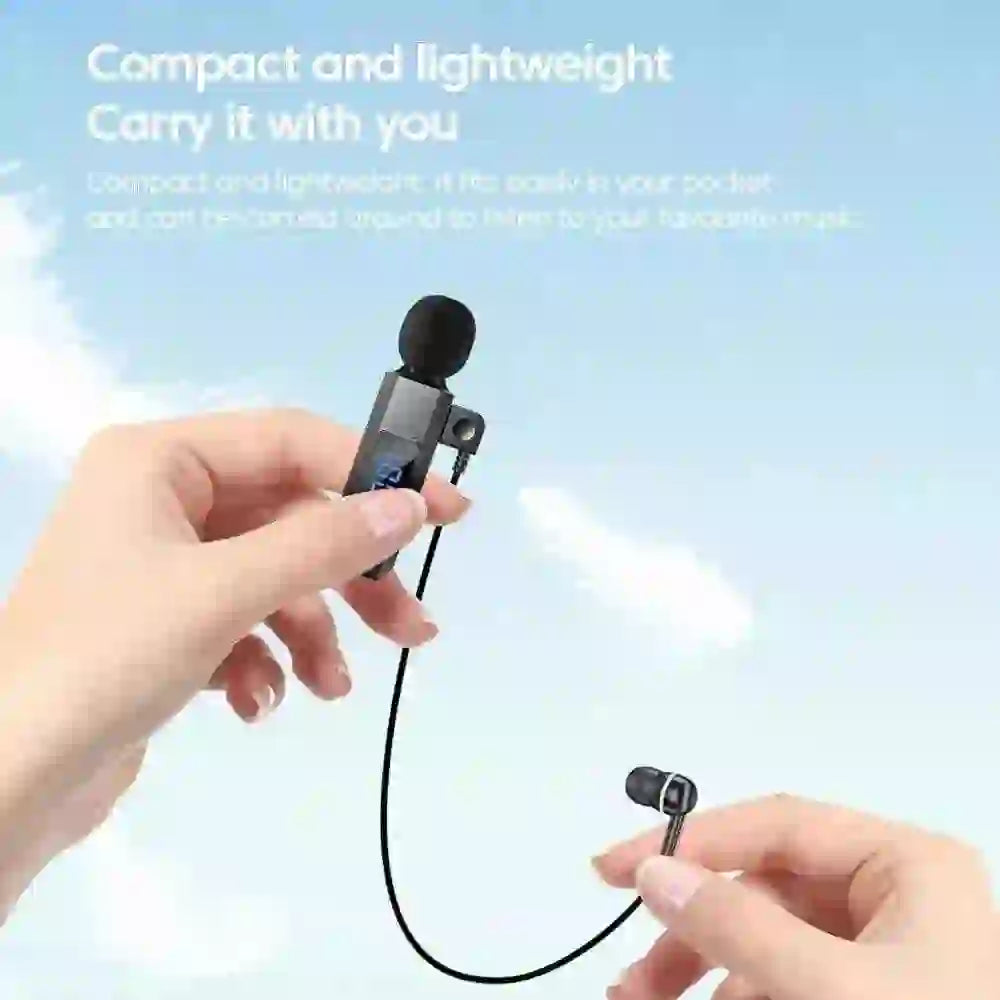 Myaudiosounds Bluetooth Collar-Clip Earbuds - Wireless Earbuds with Bluetooth 5.5 - MyAudioSounds