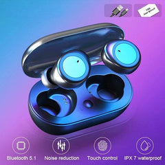 Myaudiosounds - Waterproof TWS Bluetooth Earphones with HD Mic - MyAudioSounds