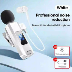 Myaudiosounds Bluetooth Collar-Clip Earbuds - Wireless Earbuds with Bluetooth 5.5 - MyAudioSounds