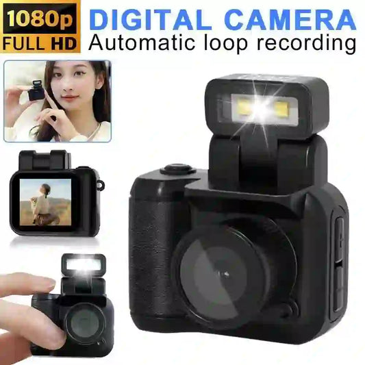 HD 1080P Mini Camera with LCD Screen - Compact Pocket Size - MyAudioSounds