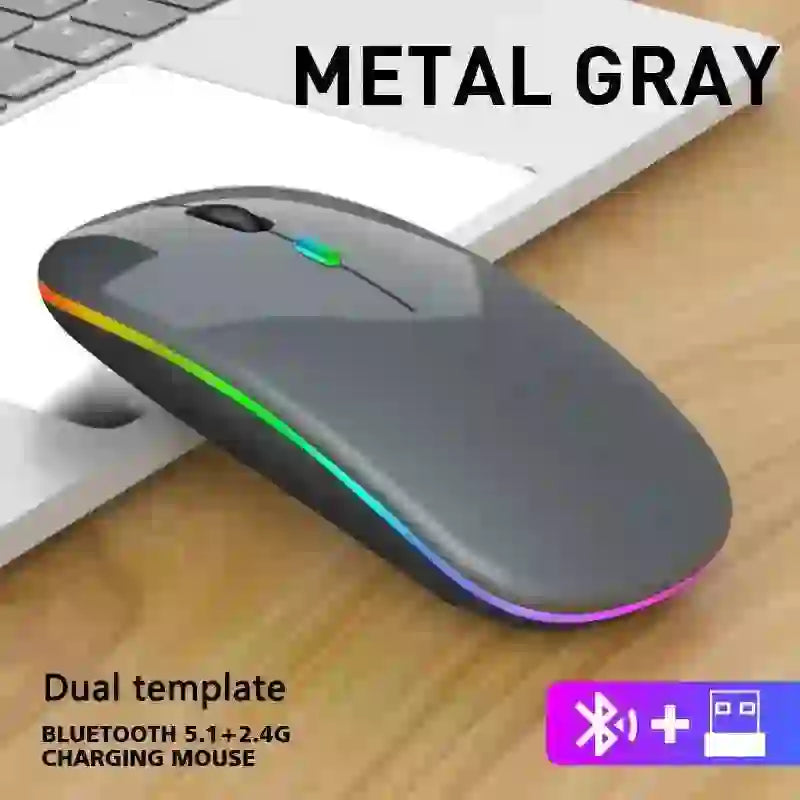 Ergonomic Bluetooth Gaming Mouse with RGB Wireless Technology - MyAudioSounds