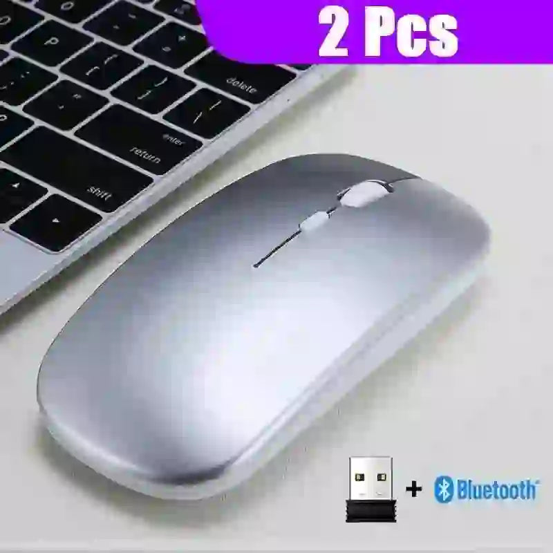Ultra Thin Wireless Mouse - Portable, Stylish & Bluetooth Enabled - MyAudioSounds