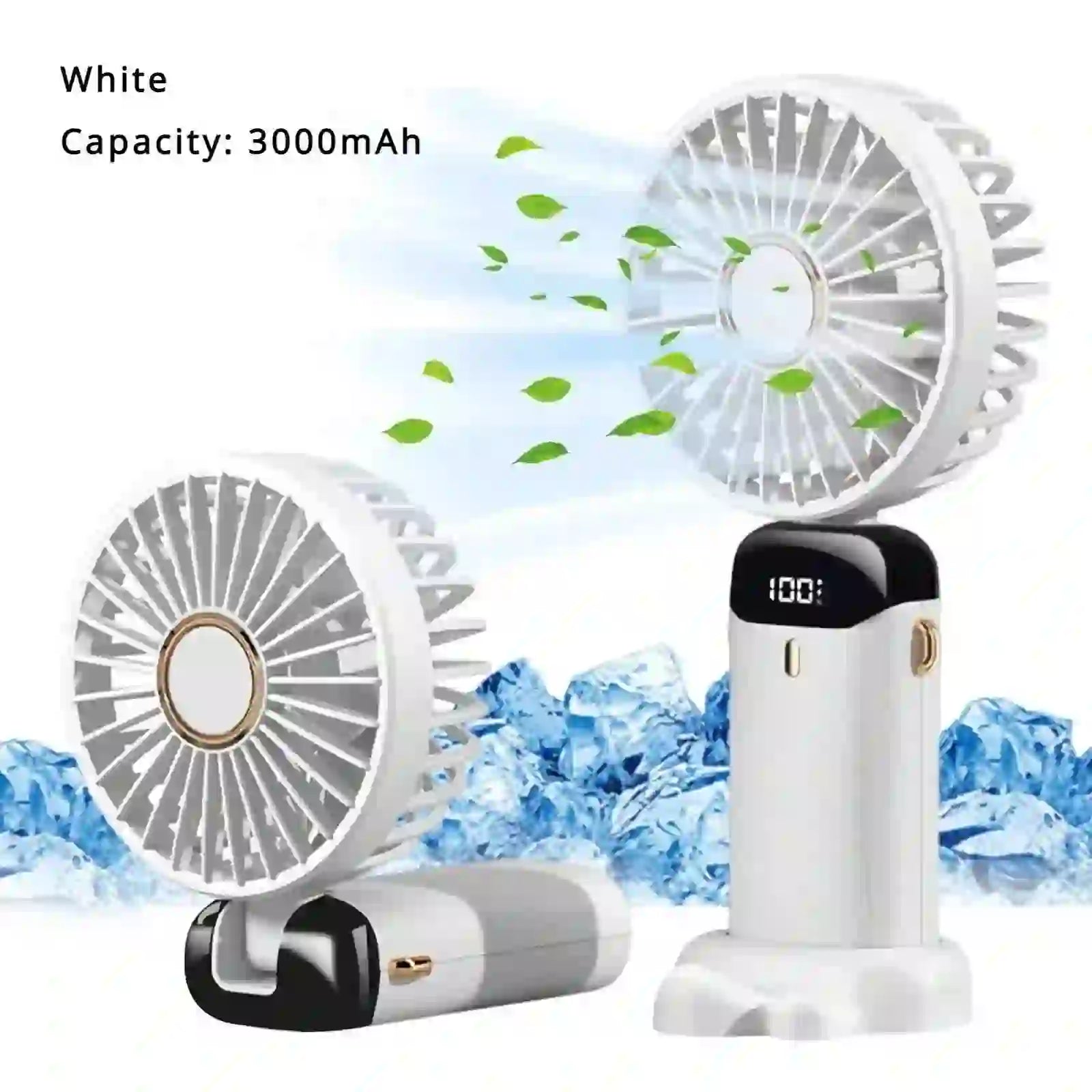 Portable Mini Fan - Rechargeable 5000mAh USB Mini Fan - MyAudioSounds