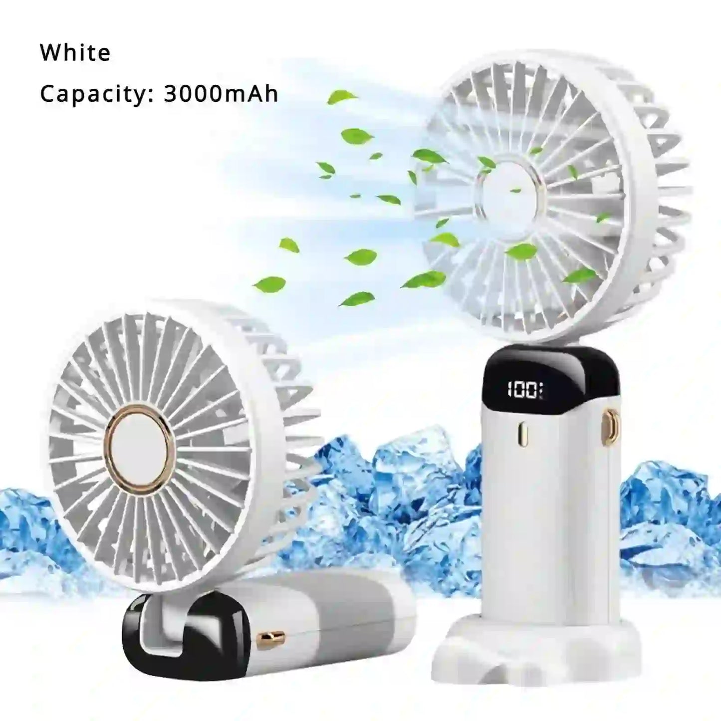 Portable Mini Fan - Rechargeable 5000mAh USB Mini Fan - MyAudioSounds