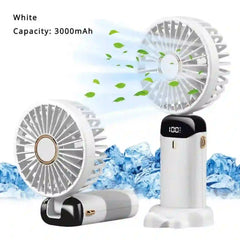 Portable Mini Fan - Rechargeable 5000mAh USB Mini Fan - MyAudioSounds