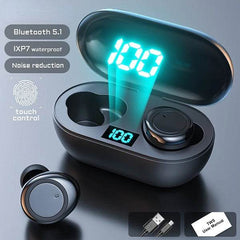 Myaudiosounds - Waterproof TWS Bluetooth Earphones with HD Mic - MyAudioSounds