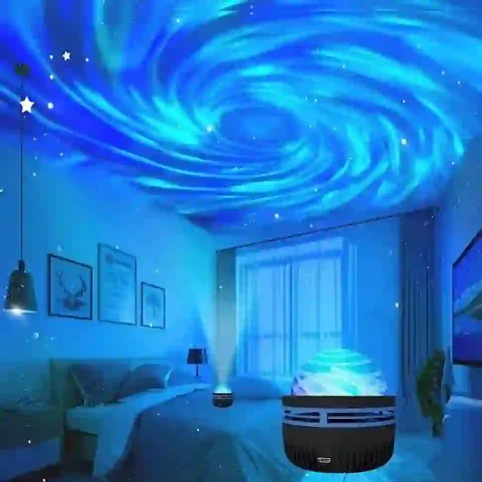 Galaxy Star Projector - 7 Colors Night Light for Relaxation and Decor - MyAudioSounds