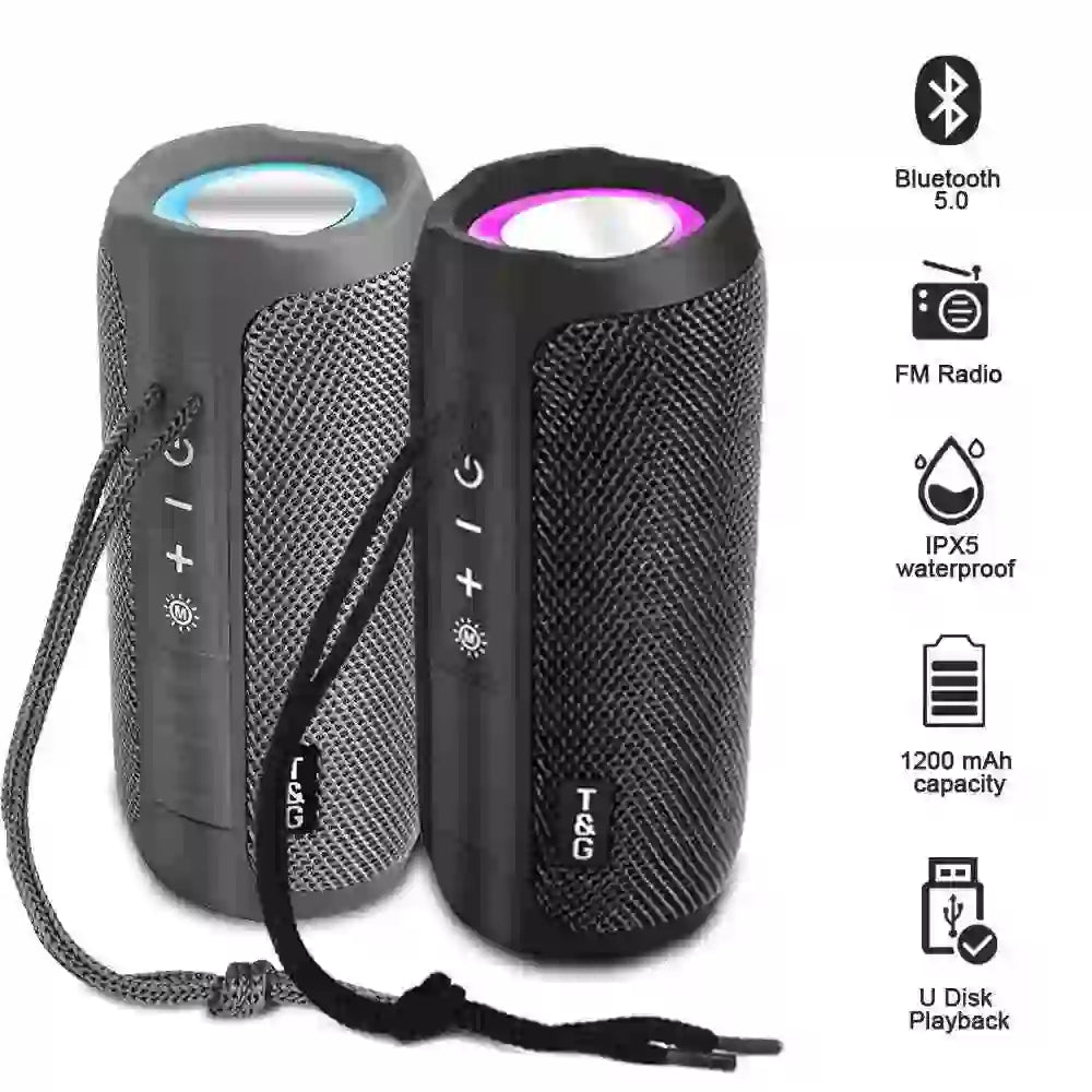 TG227 Wireless Outdoor Speaker with Integrated LED Light - MyAudioSounds