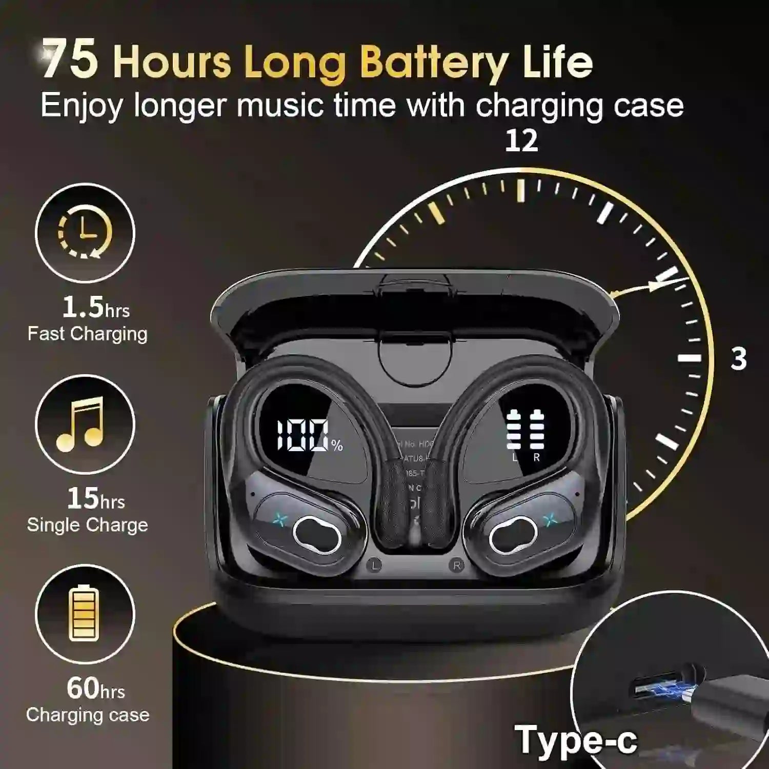 Bluetooth Sports Earbuds with Deep Bass for Enhanced Sound and Performance - MyAudioSounds