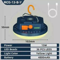 Rechargeable LED Lantern - Versatile Camping Lantern & Flashlight - MyAudioSounds