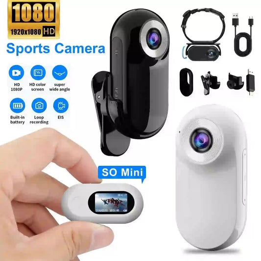 1080P Mini Sports Camera - Portable and Compact Action Camera - MyAudioSounds