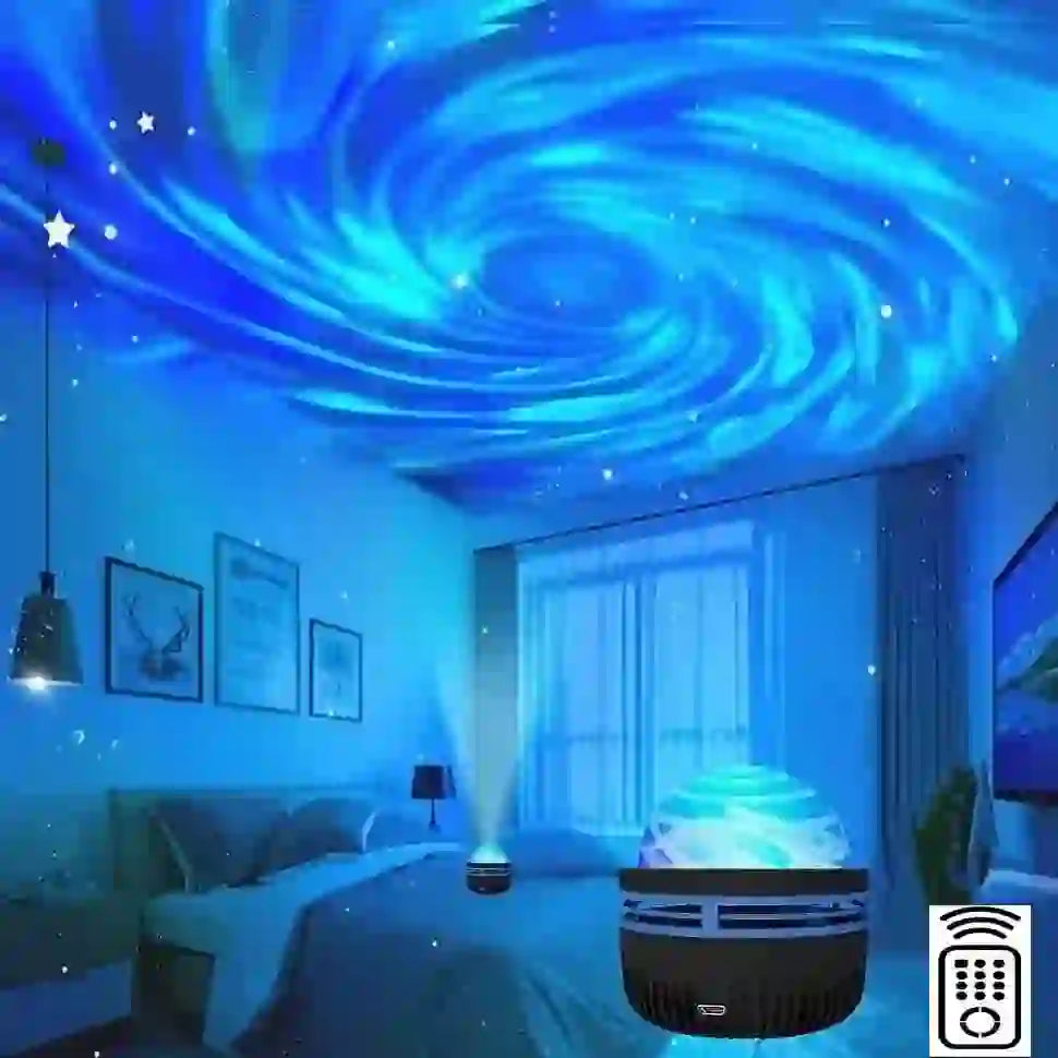 Galaxy Star Projector - 7 Colors Night Light for Relaxation and Decor - MyAudioSounds