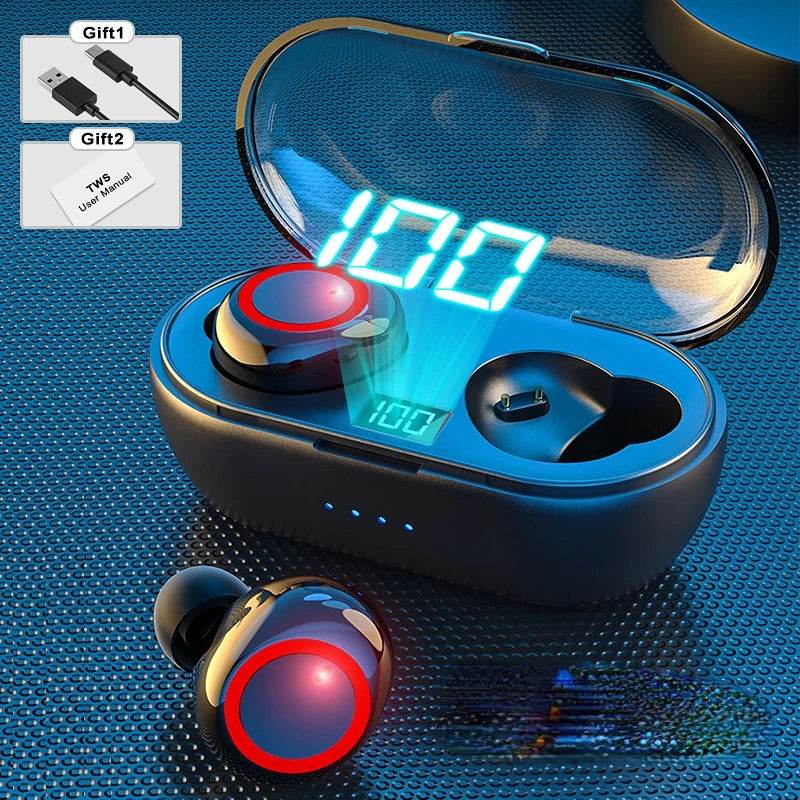 Myaudiosounds - Waterproof TWS Bluetooth Earphones with HD Mic - MyAudioSounds