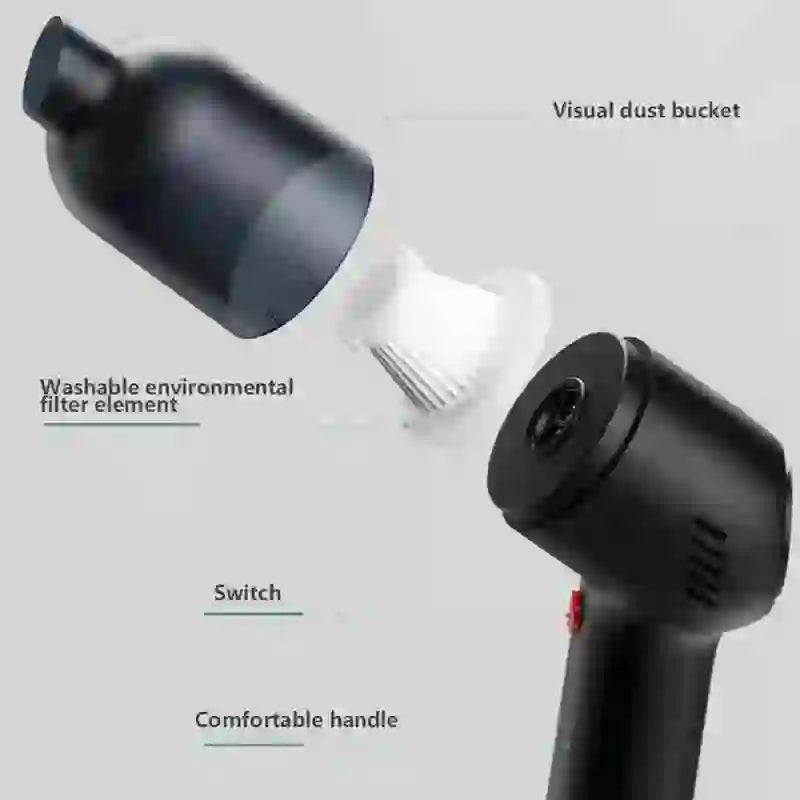 Myaudiosounds Portable Mini Vacuum Cleaner with Strong Suction - MyAudioSounds