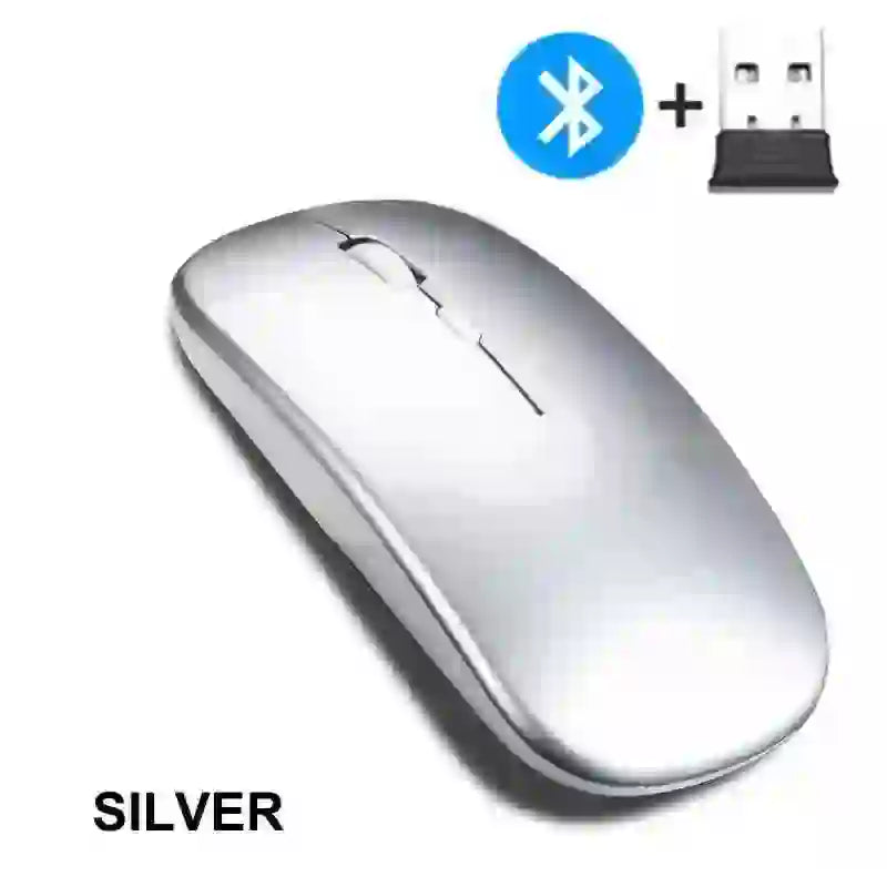 Ultra Thin Wireless Mouse - Portable, Stylish & Bluetooth Enabled - MyAudioSounds