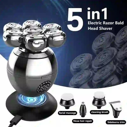 5-in-1 Electric Shaver & Beard Trimmer for Ultimate Grooming - MyAudioSounds