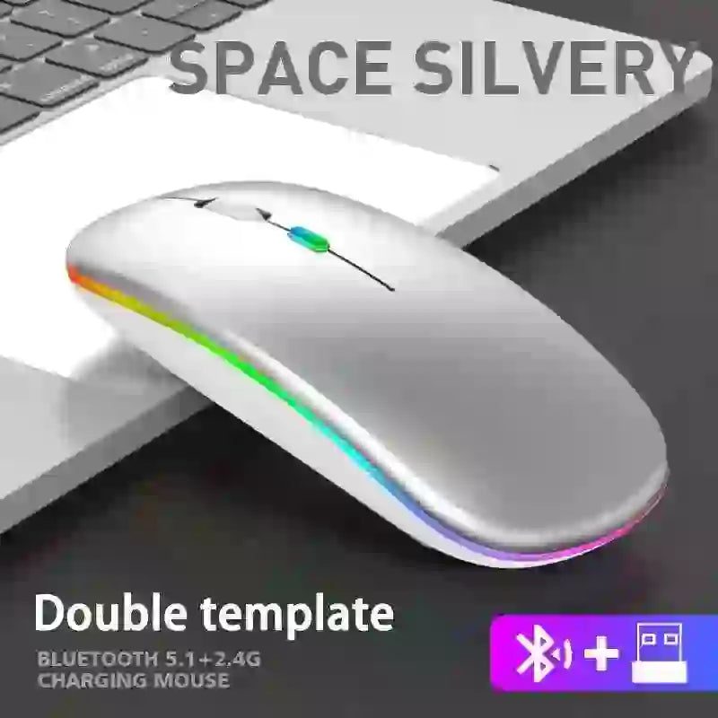 Ergonomic Bluetooth Gaming Mouse with RGB Wireless Technology - MyAudioSounds