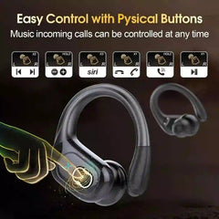 Bluetooth Sports Earbuds with Deep Bass for Enhanced Sound and Performance - MyAudioSounds