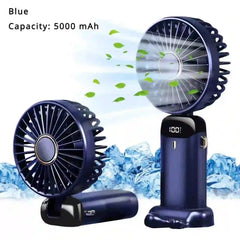 Portable Mini Fan - Rechargeable 5000mAh USB Mini Fan - MyAudioSounds