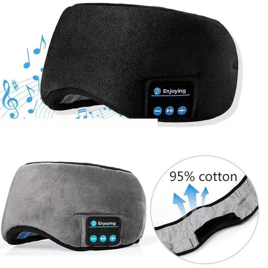 Myaudiosounds - Bluetooth Sleep Headphones Eye Mask - 7h Playtime - MyAudioSounds