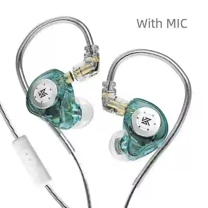 Myaudiosounds KZ EDX Pro Earphones with Bass & Noise Cancelling - MyAudioSounds