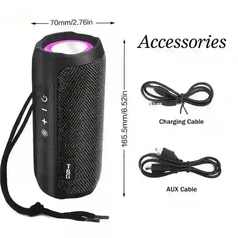 TG227 Wireless Outdoor Speaker with Integrated LED Light - MyAudioSounds