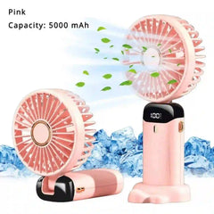 Portable Mini Fan - Rechargeable 5000mAh USB Mini Fan - MyAudioSounds