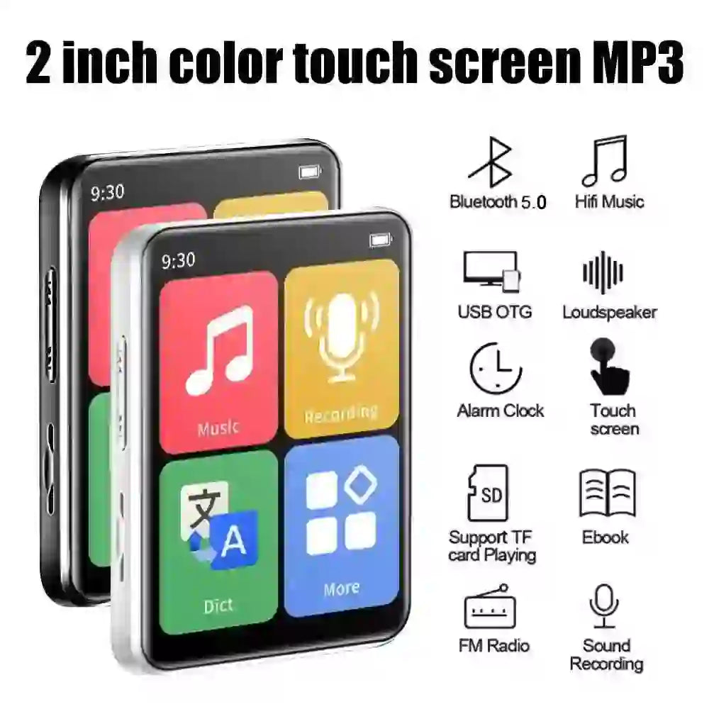 Bluetooth MP3 Player with 20'' Screen and Bluetooth 5.0 Touch Functionality - MyAudioSounds