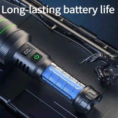 High-Power USB Rechargeable LED Spotlight - Bright, Portable, and Efficient - MyAudioSounds