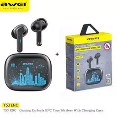 Awei T53 Bluetooth Earphones with ANC for Superior Sound Quality - MyAudioSounds