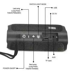 TG227 Wireless Outdoor Speaker with Integrated LED Light - MyAudioSounds