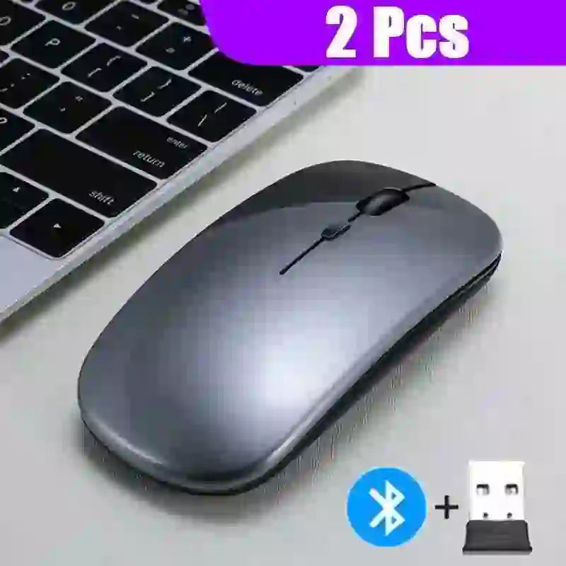 Ultra Thin Wireless Mouse - Portable, Stylish & Bluetooth Enabled - MyAudioSounds